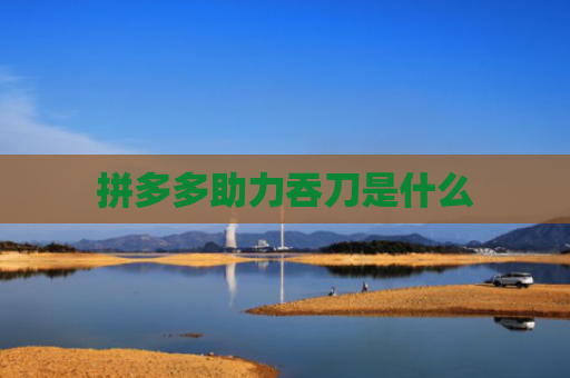 拼多多助力吞刀是什么