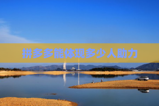 拼多多能体现多少人助力