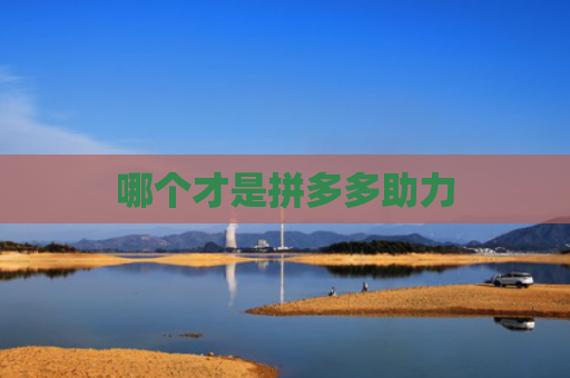 哪个才是拼多多助力