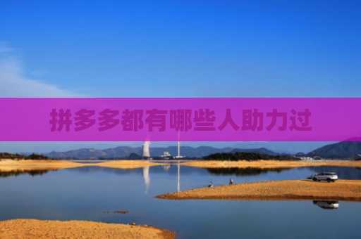拼多多都有哪些人助力过