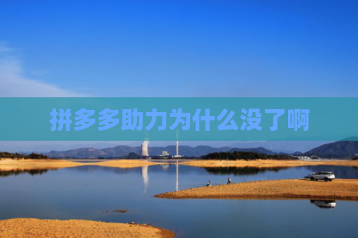 拼多多助力为什么没了啊