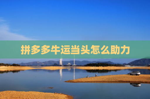 拼多多牛运当头怎么助力