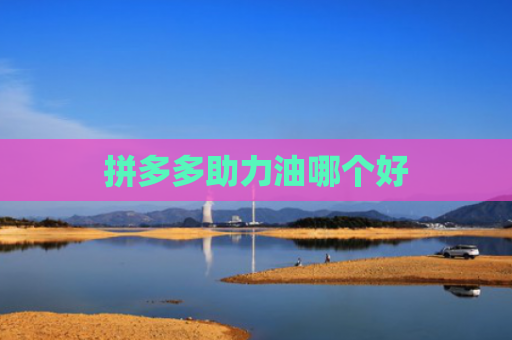 拼多多助力油哪个好