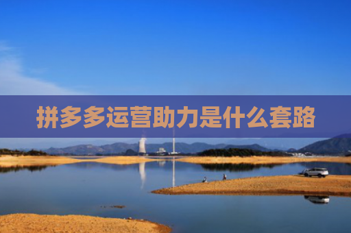 拼多多运营助力是什么套路