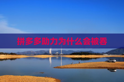 拼多多助力为什么会被吞