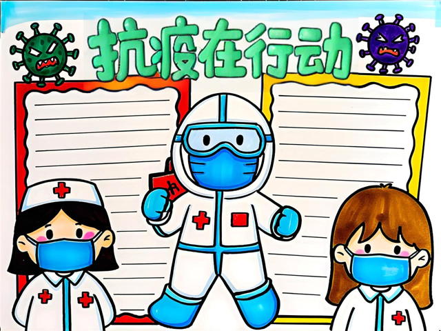 【疫情下的我们手抄报/疫情下我们的生活手抄报】