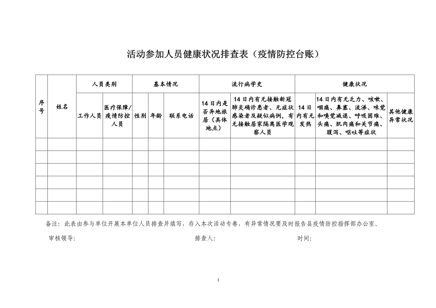 疫情防控表格图片素材】